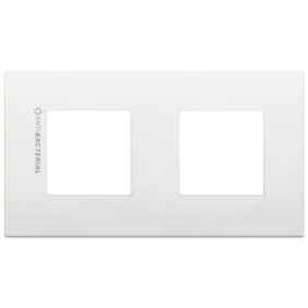 Placca 4M (2+2)int71 CL antibatt. bianco - Vimar 19643.AB.74