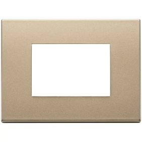 Placca 3M oro satinato - Vimar 22653.88