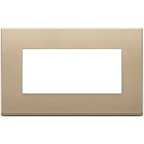 Placca 4M oro satinato - Vimar 22654.88
