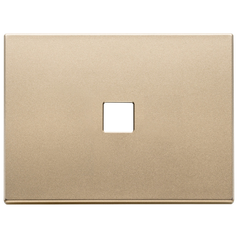 Placca 3Mx1 Flat oro satinato - Vimar 22683.1.88