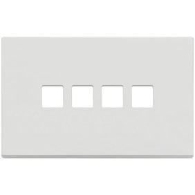 Placca 4Mx4 Flat bianco matt - Vimar 22684.4.01
