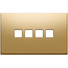 Placca 4Mx4 Flat oro - Vimar 22684.4.82