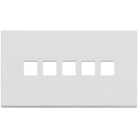 Placca 5Mx5 BS Flat bianco matt - Vimar 22689.5.01