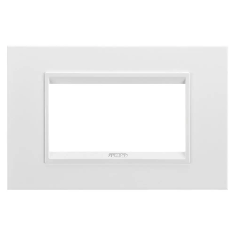 PLACCA LUX 4P BIANCO MONOCHROME - Gewiss GW16204YB