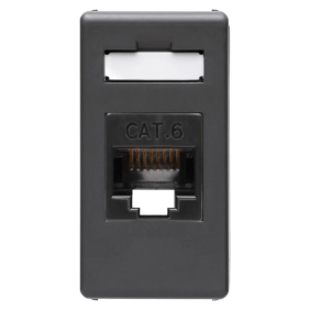 PRESA RJ45 CAT.6 UTP SY/BK - Gewiss GW21684