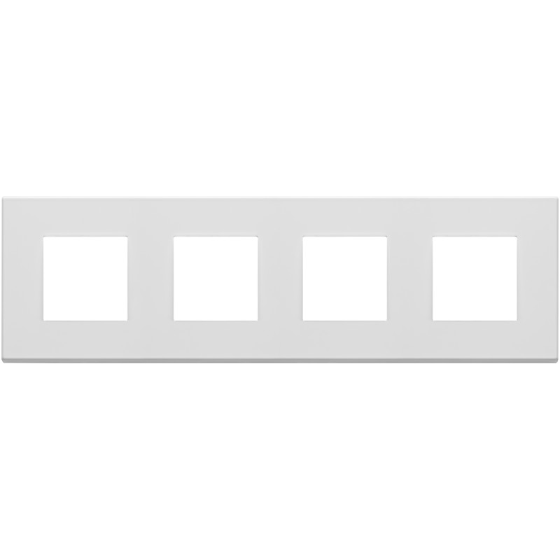 Placca 8M (2+2+2+2)int71 bianco matt - Vimar 22669.01