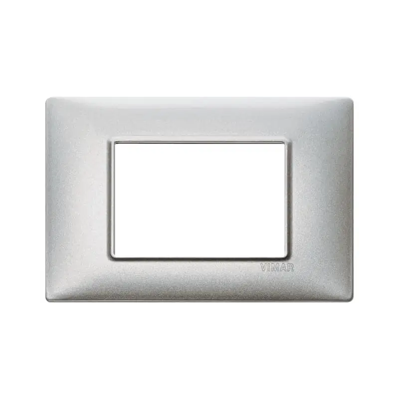 Placca 3M tecnopolimero Silver - Vimar 14653.27