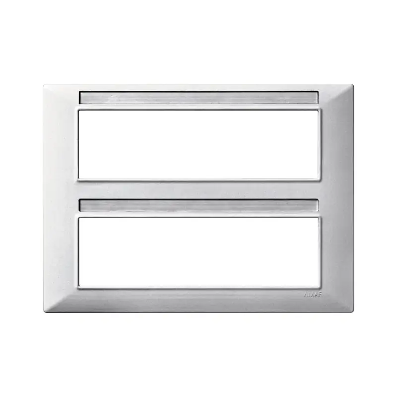 Placca 14M tecnopolimero Silver - Vimar 14690.27