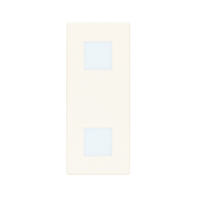 Doppia spia diffusore neutro bianco - Vimar 30388.B