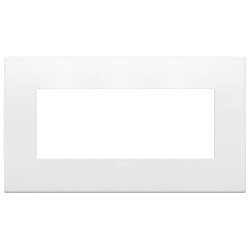 Placca Classic 5M BS polar matt tot.look - Vimar 19649.B26