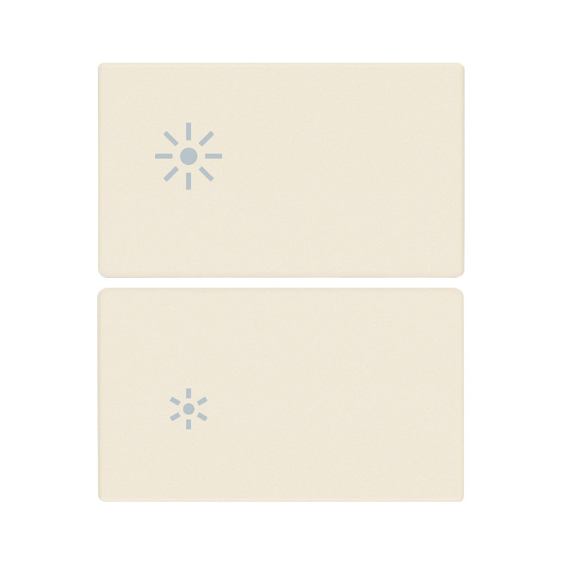 Due mezzi tasti 2M dimmer canapa - Vimar 31480.2RC