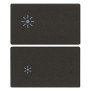 Due mezzi tasti 2M dimmer nero - Vimar 31480.2RG