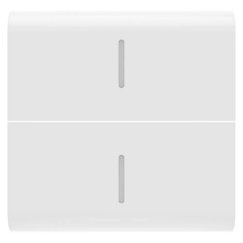 TASTO INTERC.2 DIFFUSORI 2M BIANCO - Gewiss GW10558S