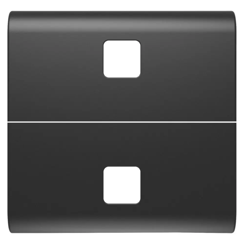 TASTO INTERC.2 LENTI 2M NERO - Gewiss GW12554S