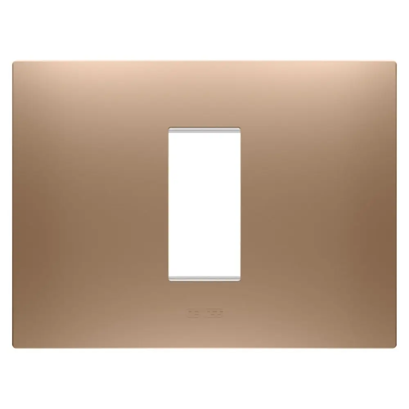 PLACCA EGO 1P RAME CHIARO - Gewiss GW16001CS