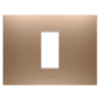 PLACCA EGO 1P RAME CHIARO - Gewiss GW16001CS