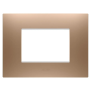 PLACCA EGO 3P RAME CHIARO - Gewiss GW16003CS