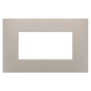 PLACCA EGO 4P DARK SAND - Gewiss GW16004DS