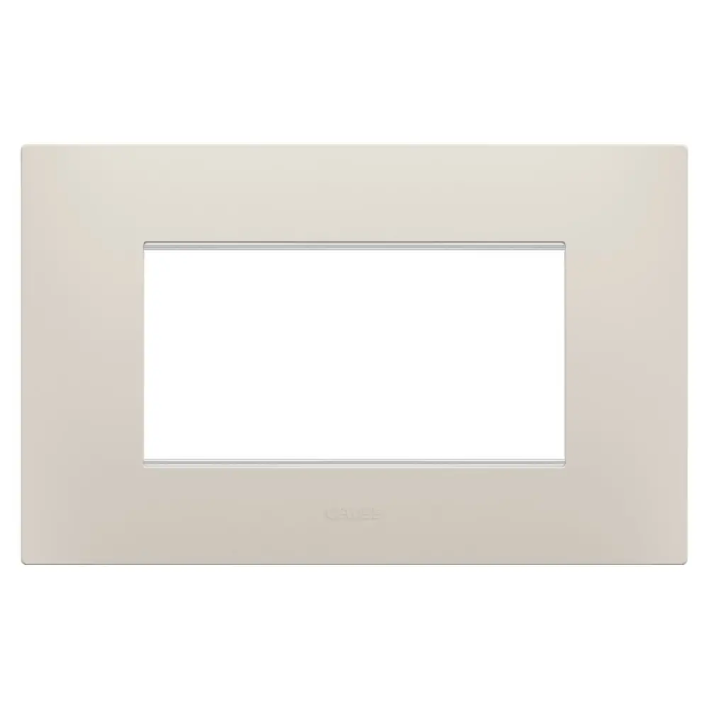 PLACCA EGO 4P NATURAL BEIGE - Gewiss GW16004NB