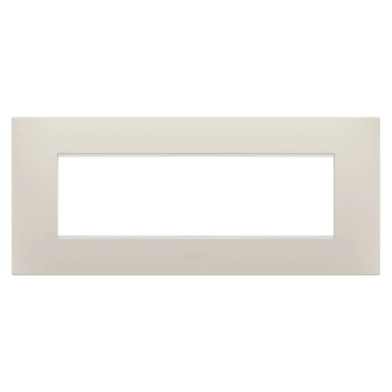 PLACCA EGO 7P NATURAL BEIGE - Gewiss GW16007NB
