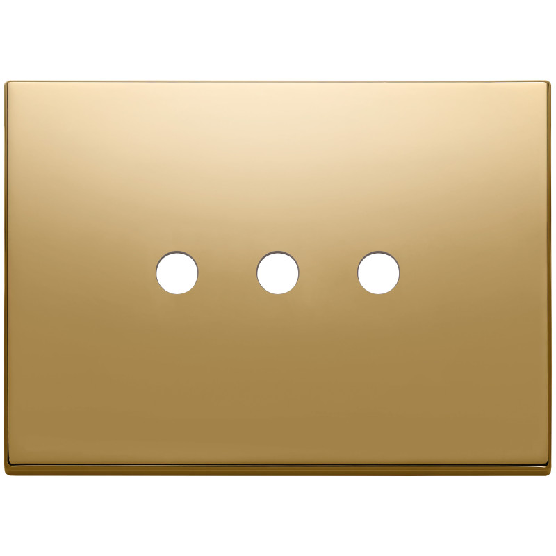Placca 3Mx3 Tondo oro - Vimar 22683.RN.3.82