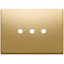Placca 3Mx3 Tondo oro - Vimar 22683.RN.3.82