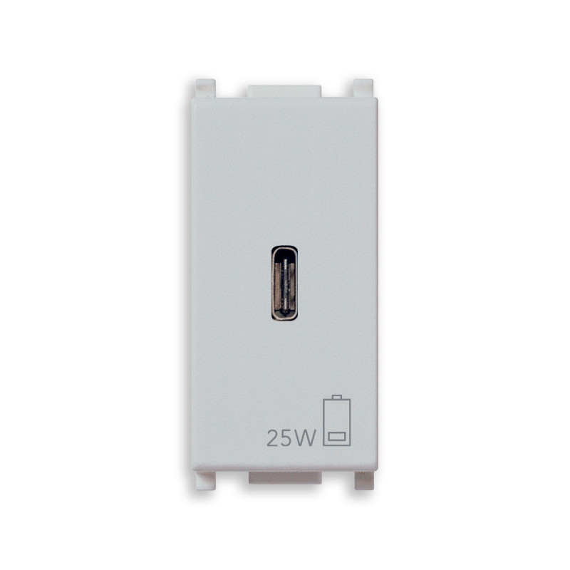 Alimentatore USB C PD 25W Silver - Vimar 14292.C.25.SL