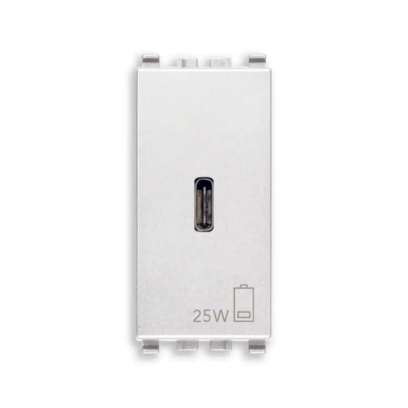 Alimentatore USB C PD 25W bianco - Vimar 20292.C.25.B