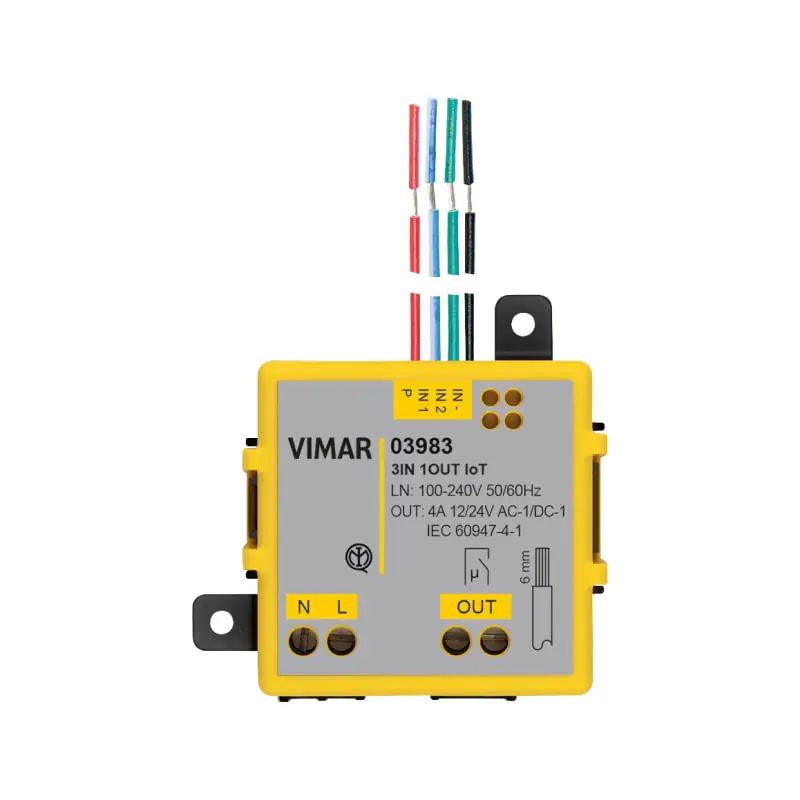 Modulo 3in 1out connesso IoT - Vimar 03983