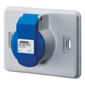 PRESA IEC309 2P+T 16A 220V IP44 INCASSO - Gewiss GW26420