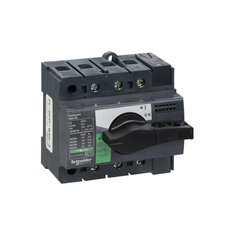 INS63 3P manopola nera - SCHNEIDER 28902