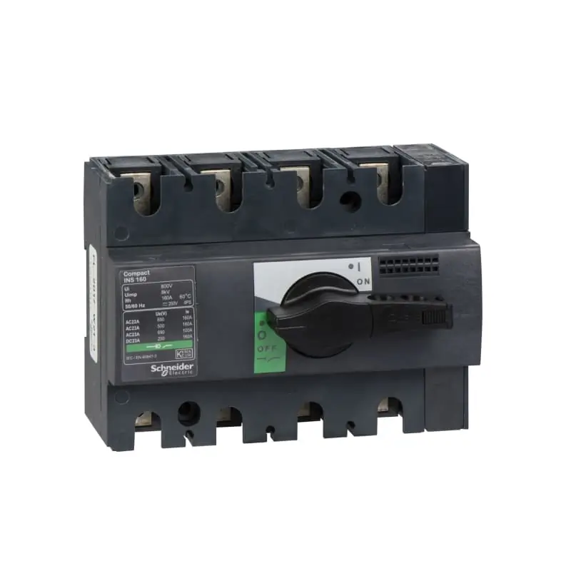 INS160 4P manopola nera - SCHNEIDER 28913