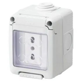 PRESA STD ITA.2P+T 16A BIV.STAGNA - Gewiss GW27841