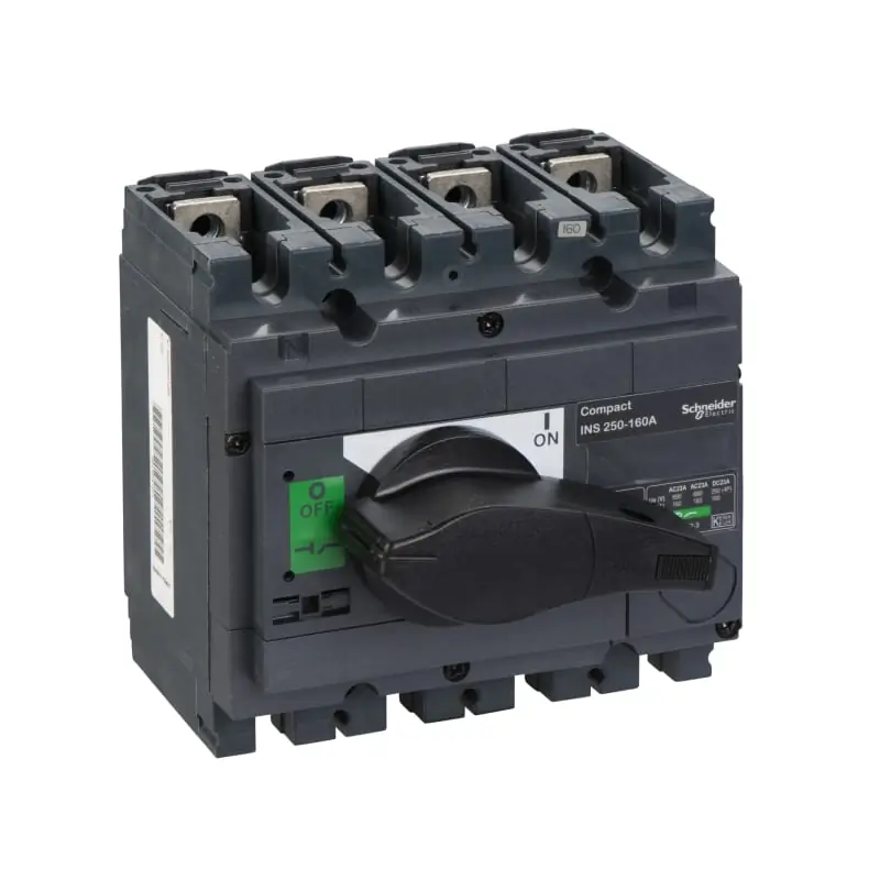INS250 160A fisso ant 4P man nera - SCHNEIDER 31105