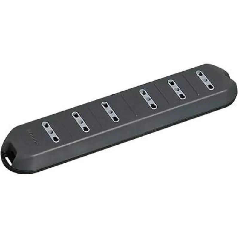 multiprese - 6 prese bipasso grigio - BTicino 3658G