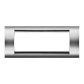 PLACCA 6 POS.CROMO SOFT PLAYBUS - Gewiss GW32076