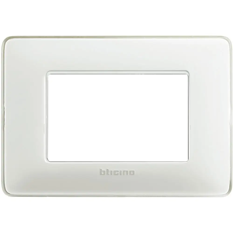 matix - placca 3p colors ghiaccio - BTicino AM4803CBN