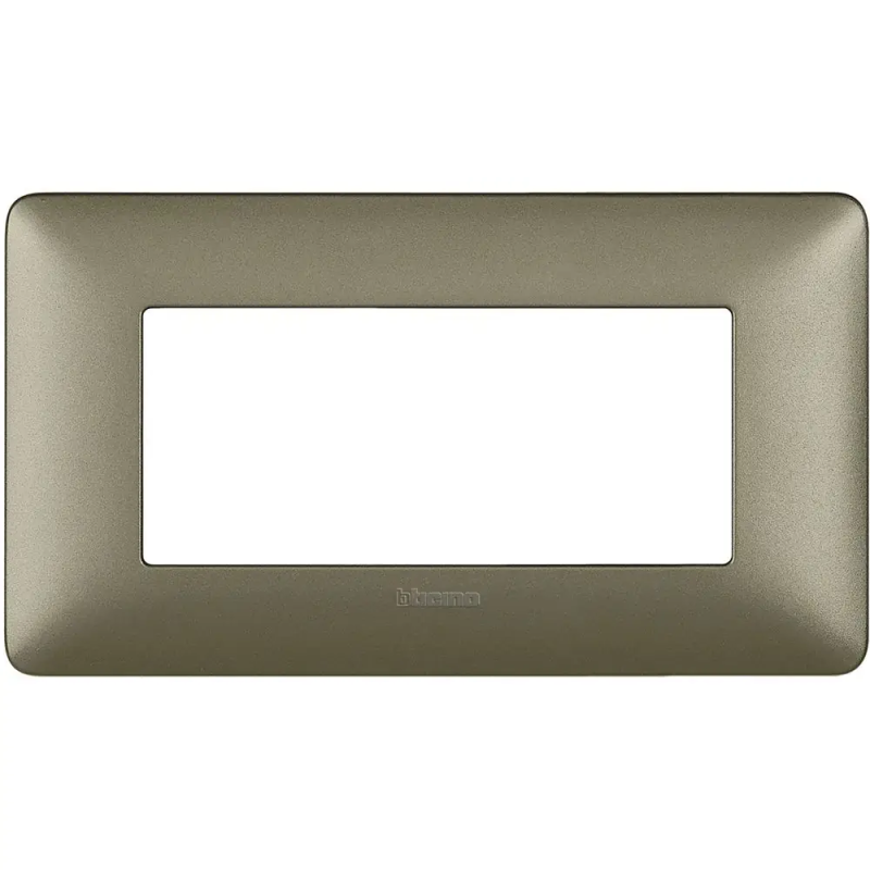 matix - placca 4p titanium - BTicino AM4804MTA