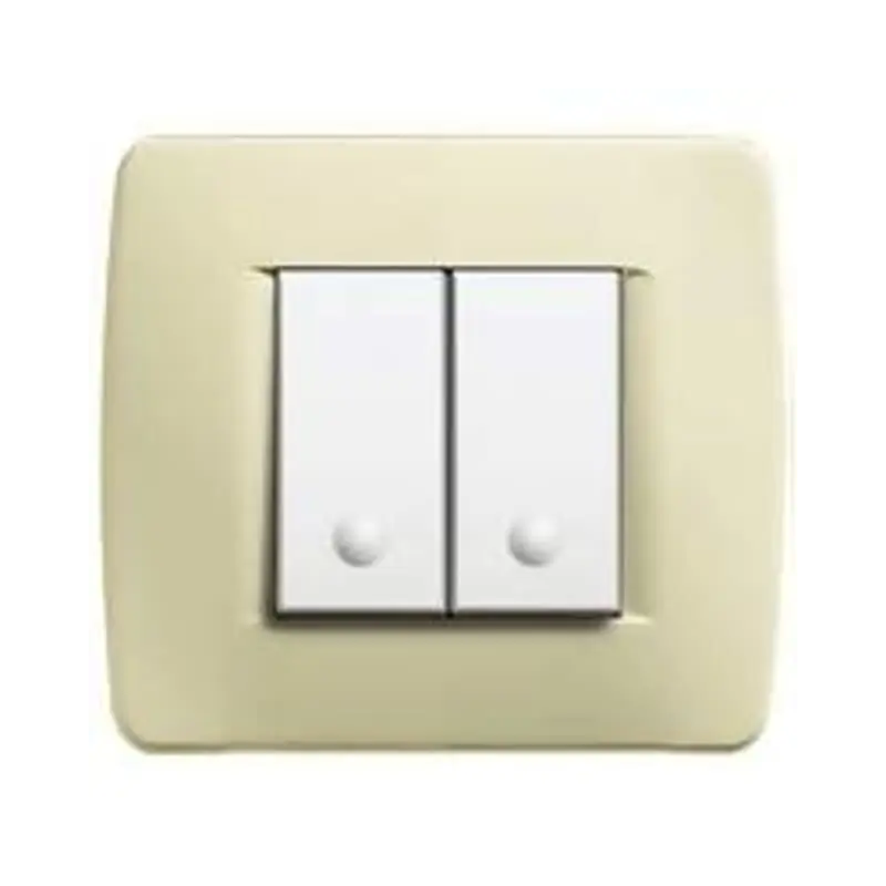 luna - placca 2P avorio - BTicino C4802AV