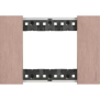 L.NOW - placca 3P RAME - BTicino KA4803ZM