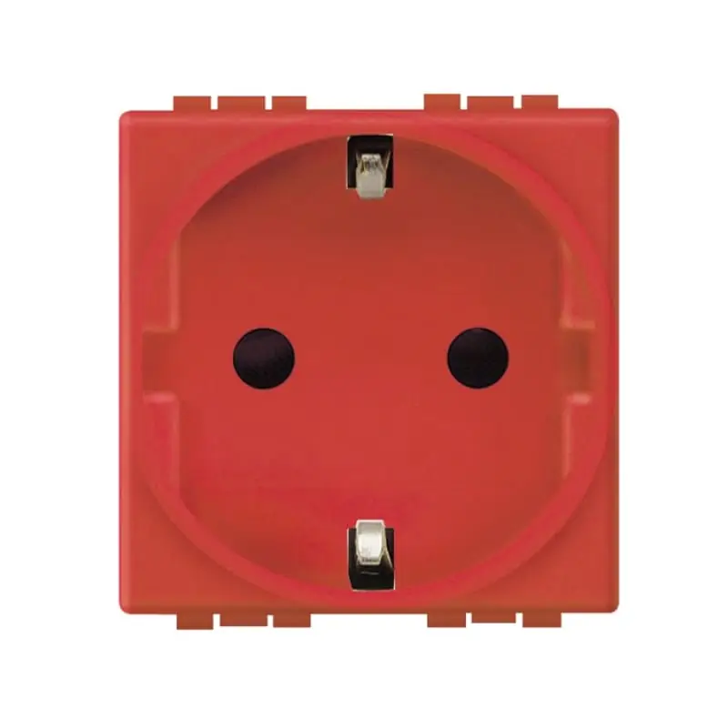 living int - presa std tedesco red - BTicino L4141R
