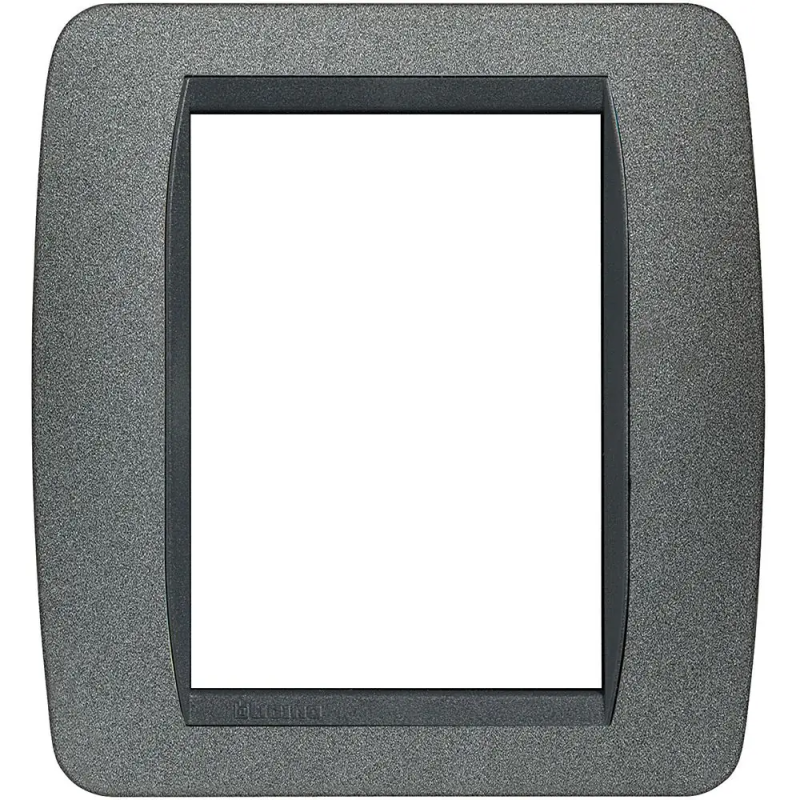 living int - placca 3+3 posti grafite - BTicino L4826GF