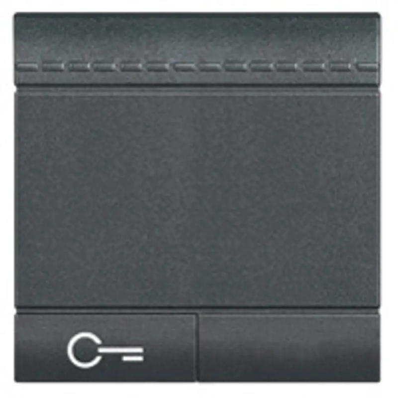 LL - copritasto+chiave 2m antracite - BTicino L4915M2FN