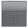 LL - copritasto doppio pulsante antracite - BTicino L4916DP
