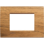 LL - placca 3P noce nazionale - BTicino LNA4803LNC