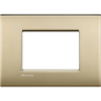 LL - placca 3P oro satinato - BTicino LNC4803OF