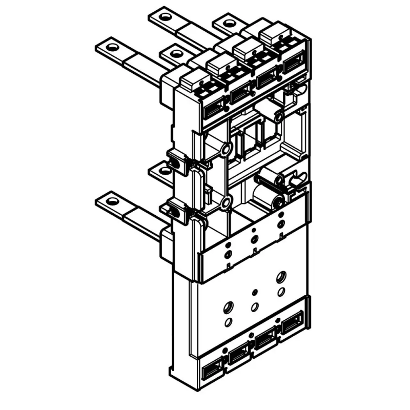 Mega M4-Base attacchi post. piatto+diff4P - BTicino M7B18