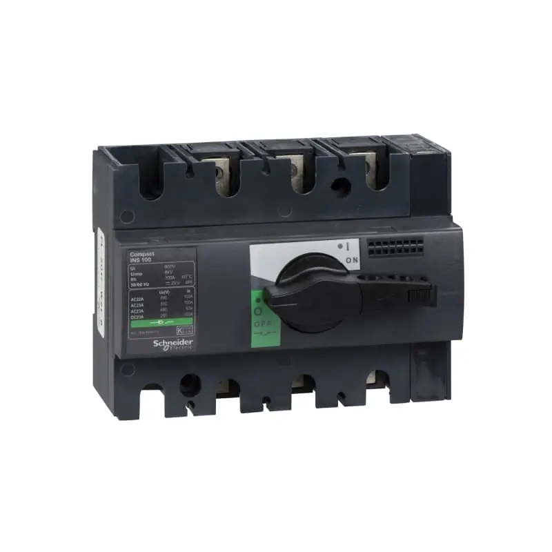 INS100 3P manopola nera - SCHNEIDER 28908