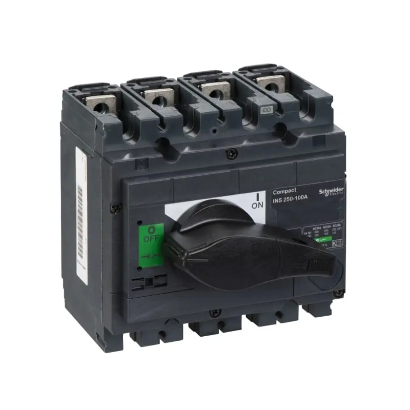 INS250 100A fisso ant 4P man nera - SCHNEIDER 31101