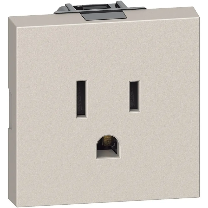 L.NOW - presa US protetta 2P+T 1M sabbia - BTicino KM4129
